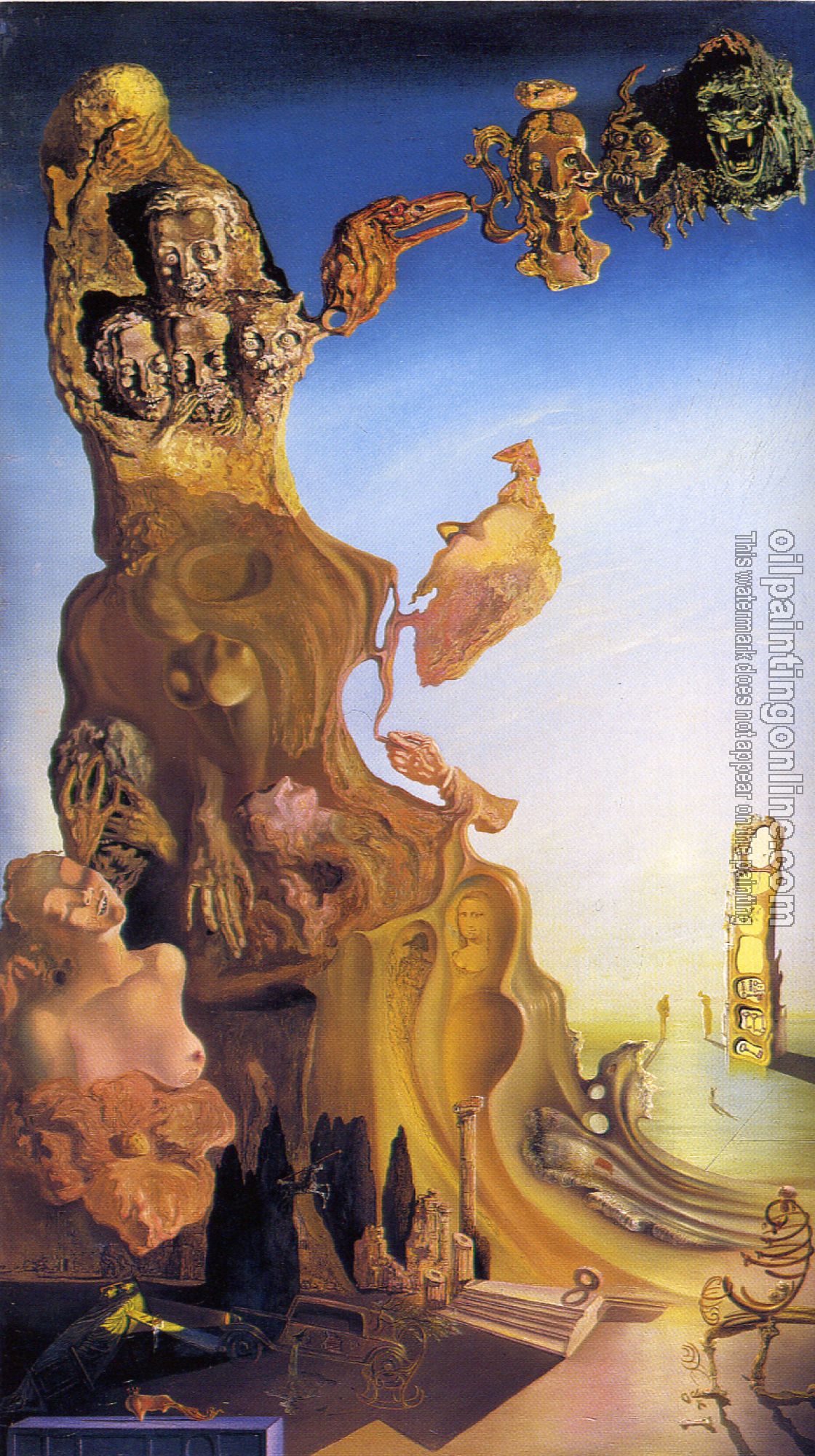 Dali, Salvador - Imperial Monument to the Child-Woman